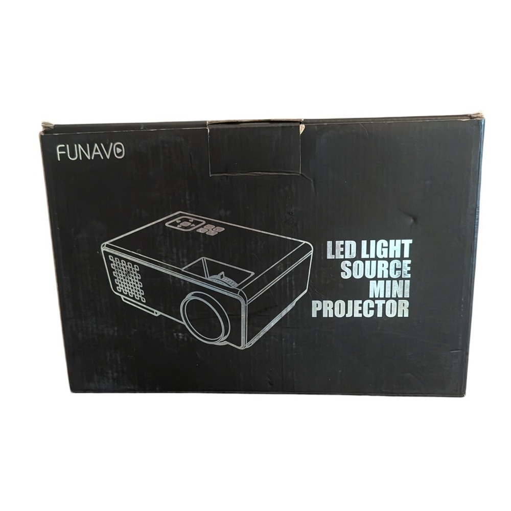 FUNAVO Mini Projector RD-815 White Open Box